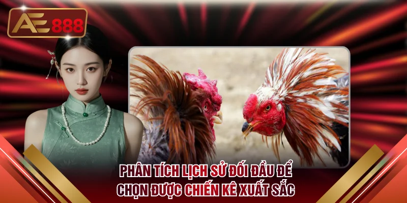 Phân tích lịch sử đối đầu để chọn được chiến kê xuất sắc